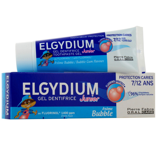 Dentifrice Elgydium Protection Caries Junior - Bubble Gum