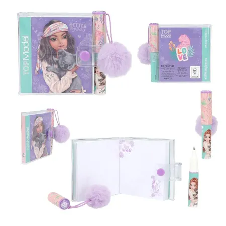 Depesche TOPModel Mini Notizbuch Mit Kugelschreiber WILD, 1 Stück; 2-fach sortiert