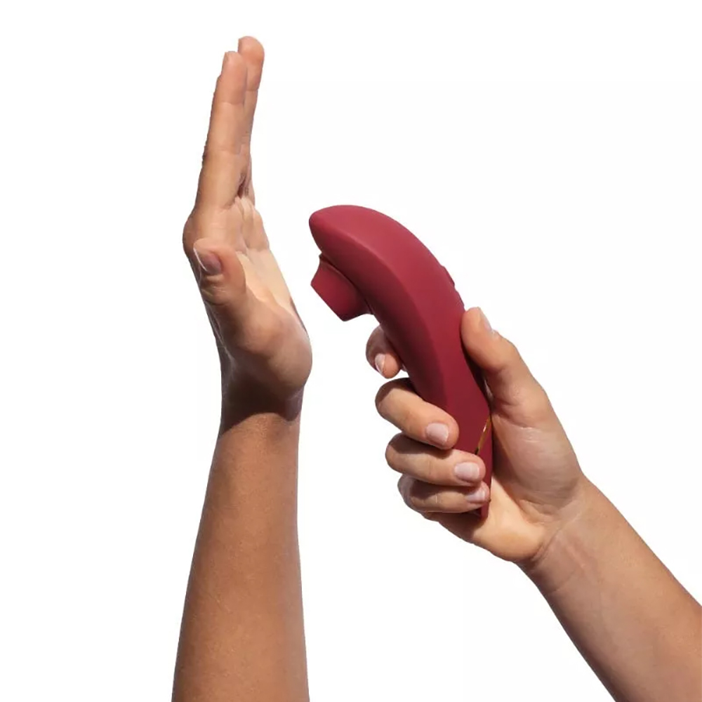 Womanizer PREMIUM 2 AIR PULSE Vibrator bordeaux