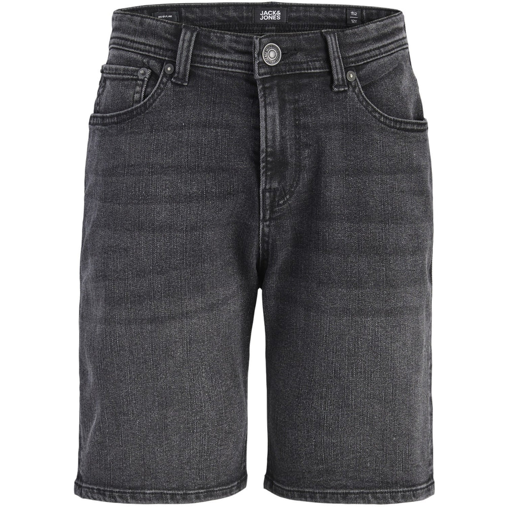 Køb Jack & Jones Junior Black Denim Jjirick Jjoriginal Shorts At 999 Jnr
