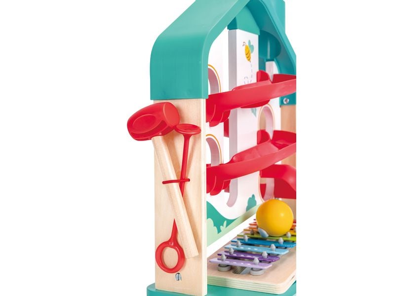 Hape Musikspielzeug Melodien-Haus 2-in-1 Spielset