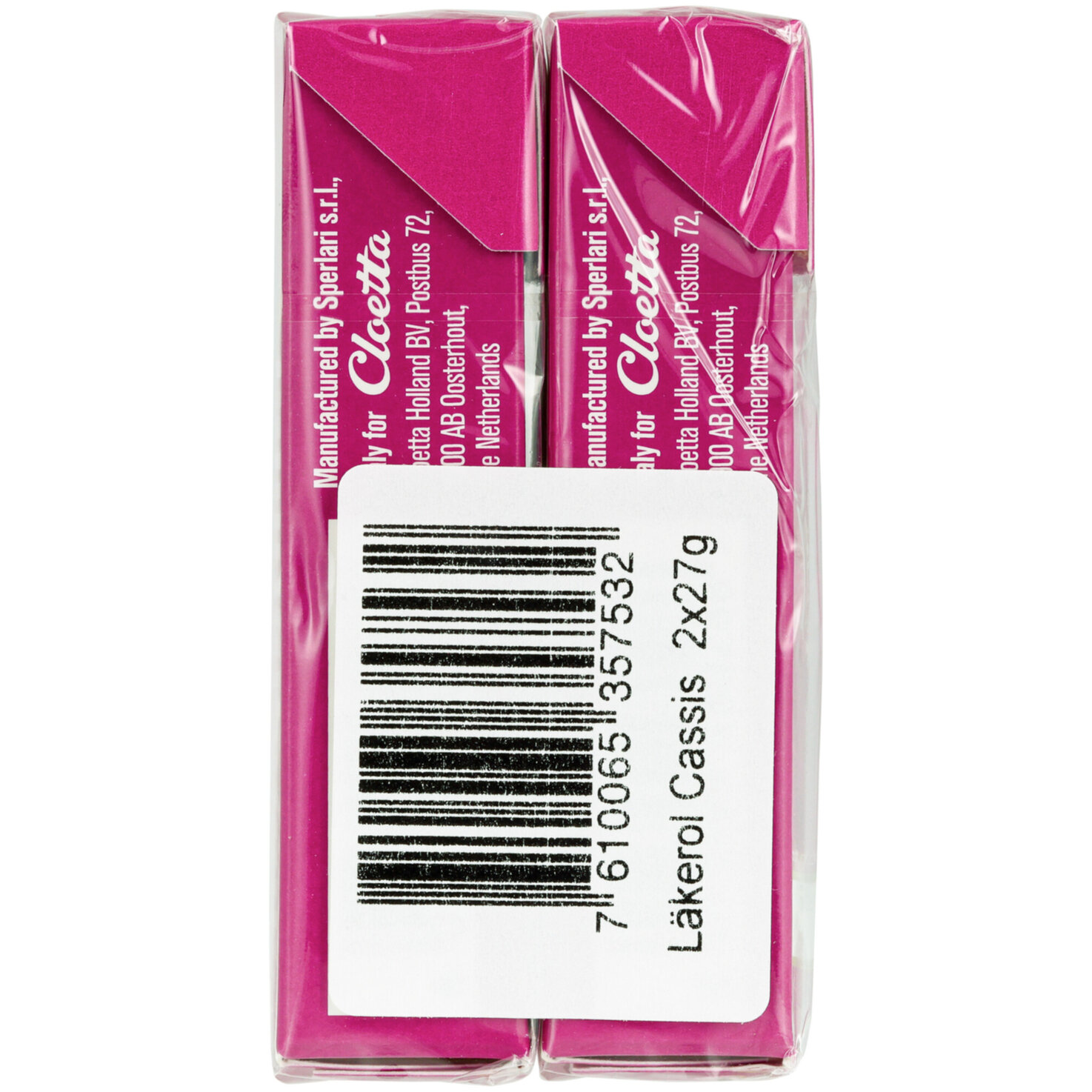 Läkerol Cassis 2x27g