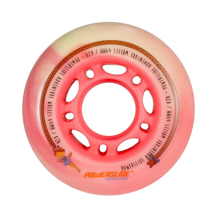 Powerslide Princess Girls 64mm Wielen (4-pack)