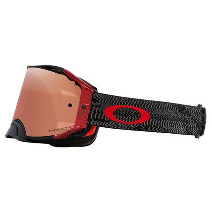 Masque cross Oakley AIRBRAKE MX Black Flux écran Prism MX Black 2024 - Noir / Rouge