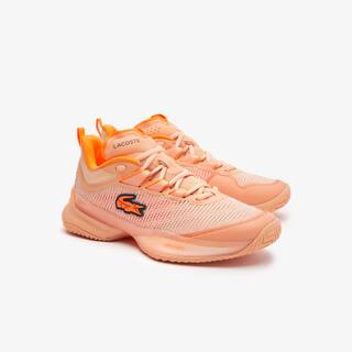 Chaussures de tennis AG-LT23 Roland Garros femme en textile Performance - Orange - Lacoste - Femme