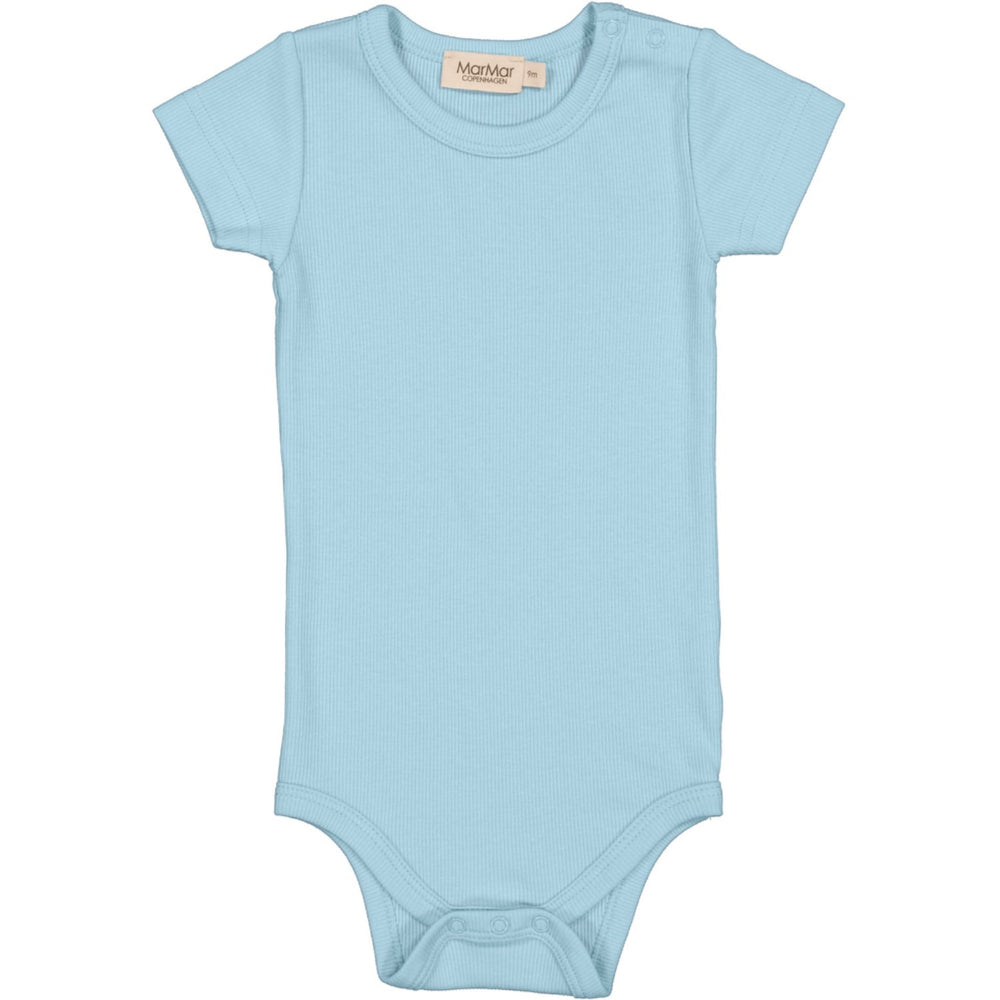 Køb MarMar Modal Fine Rib Heavenly Blue Plain Body SS Body