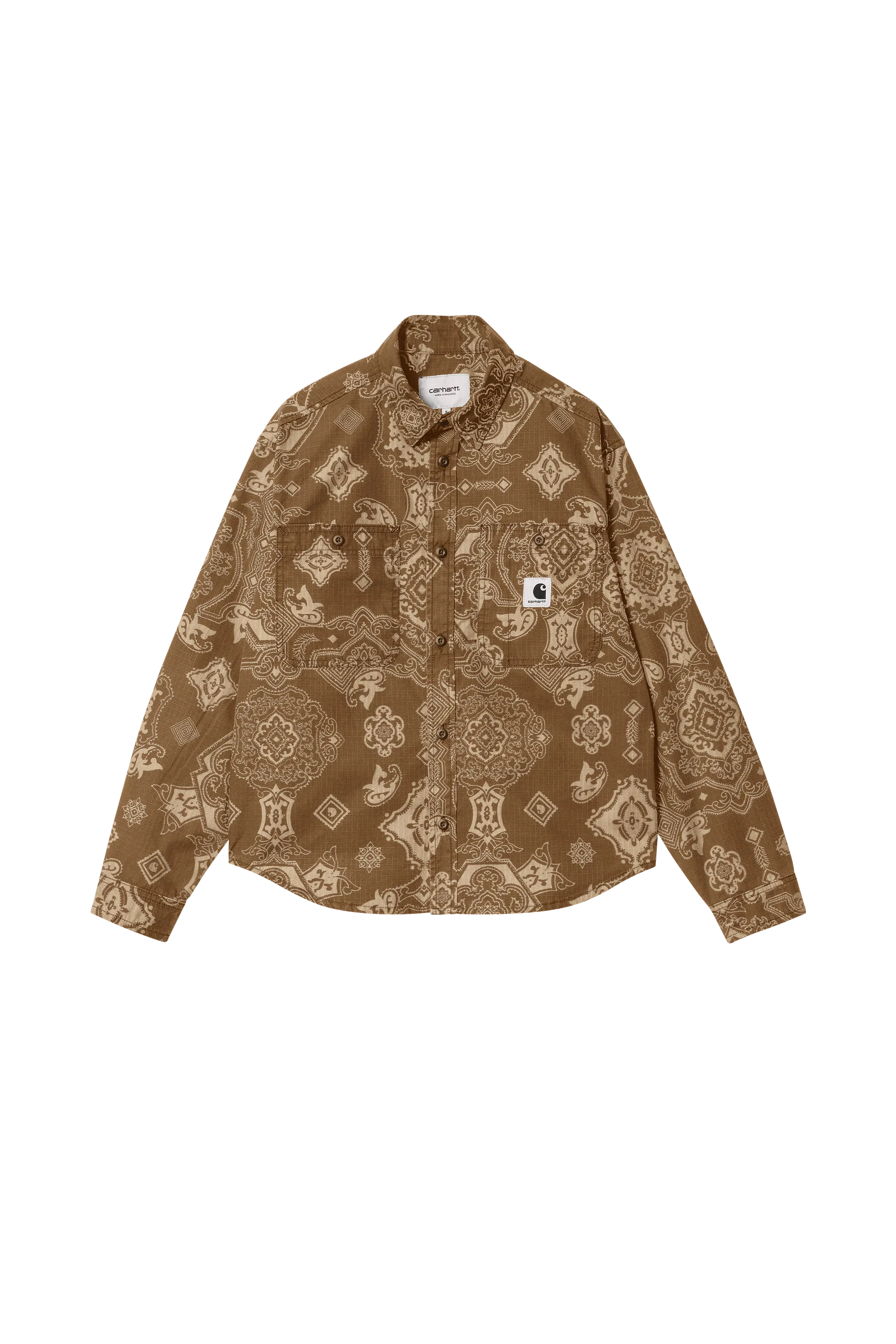 CARHARTT WIP Chemise W' L/S Verse Marron