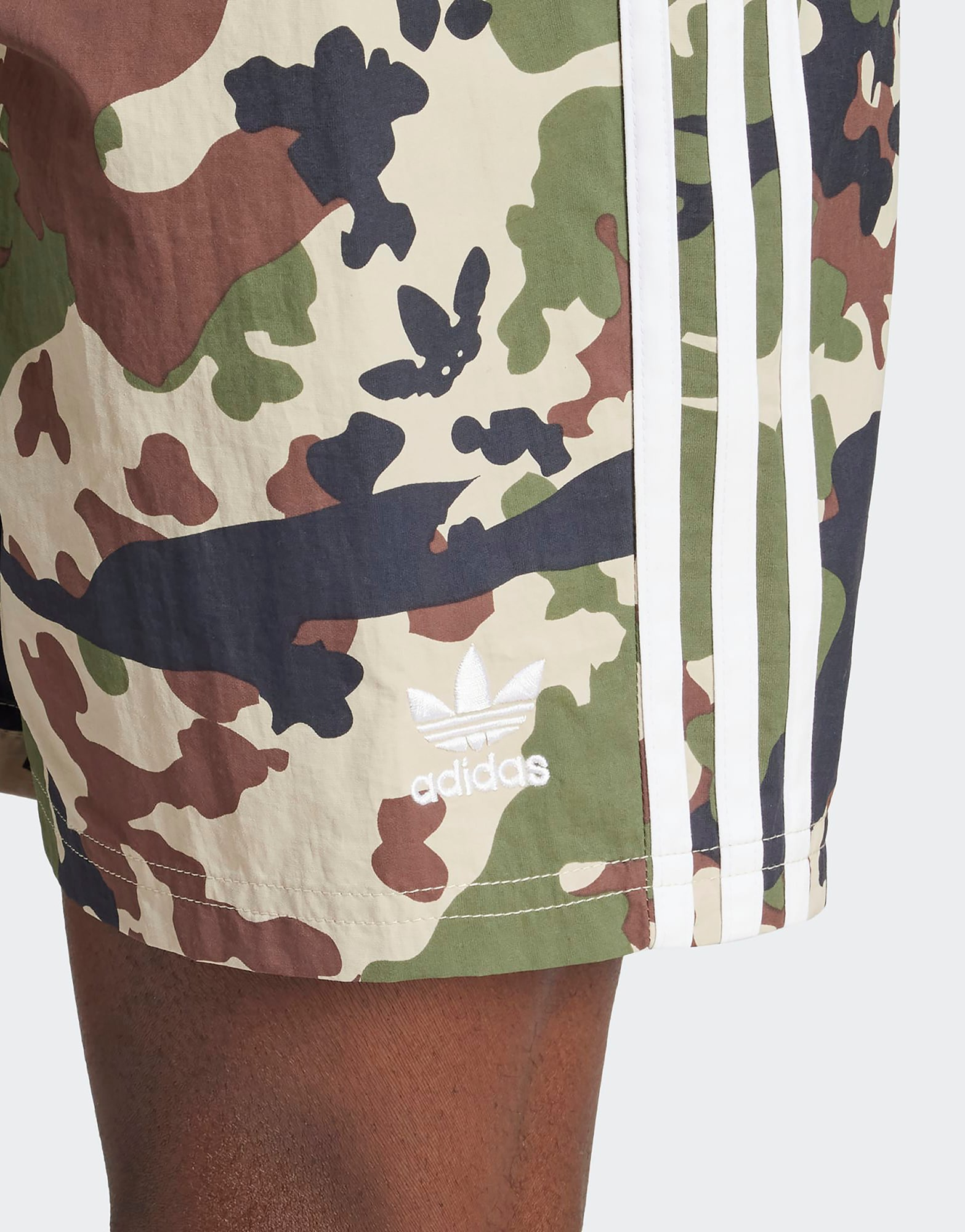 adidas Short de bain imprimé camouflage intégral