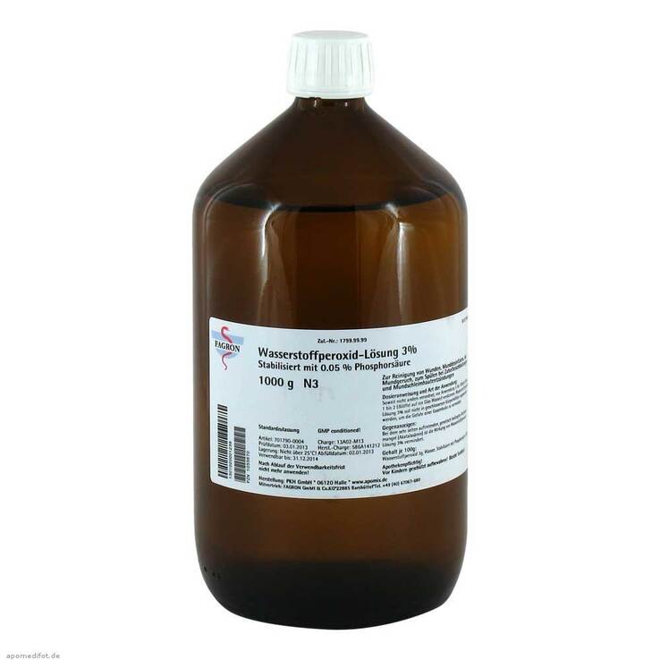 Wasserstoffperoxid Lösung 3%, 1000 g