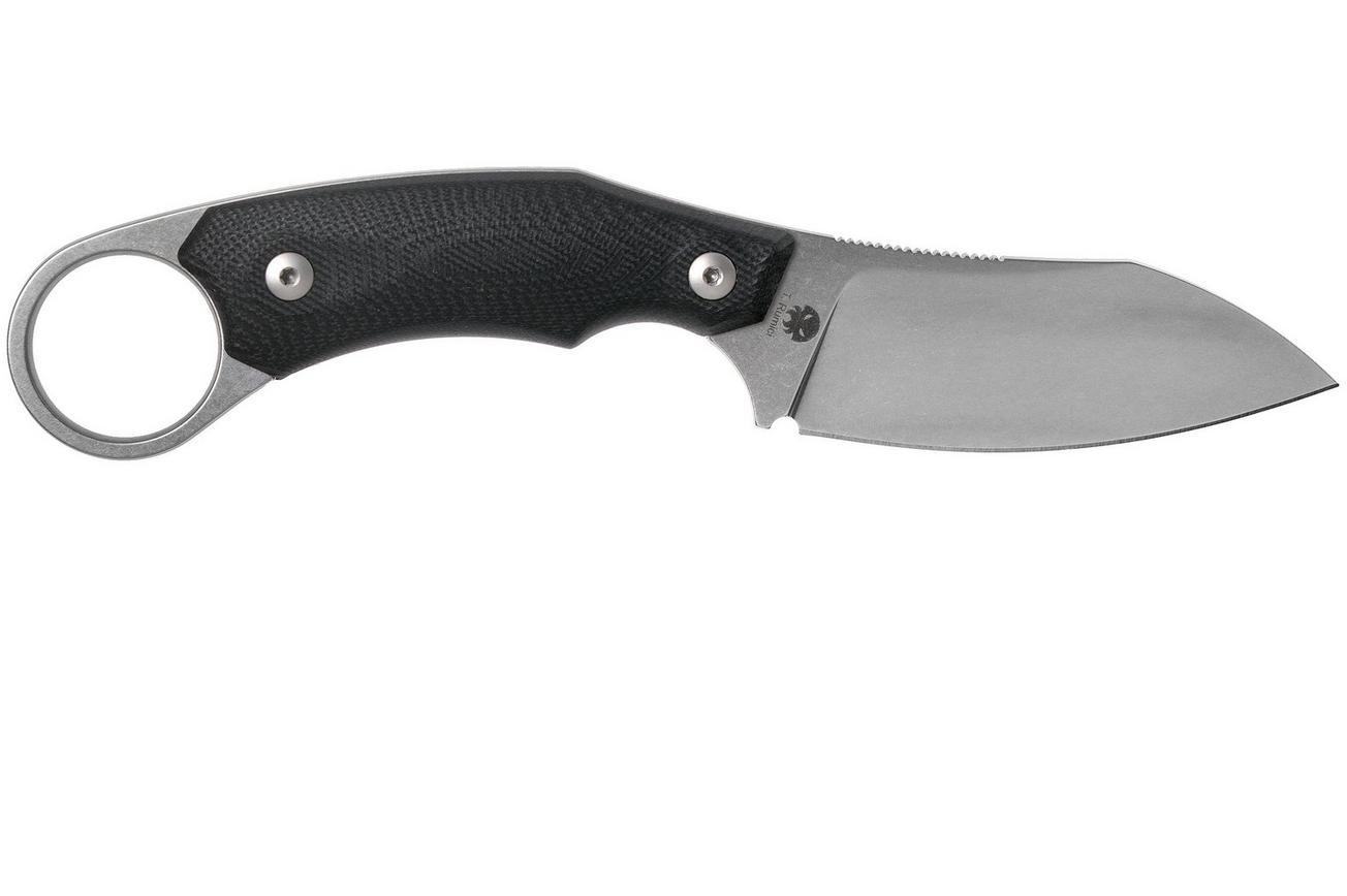 LionSteel H1 Skinner GBK Black G10 vaststaand mes, Tommaso Rumici design