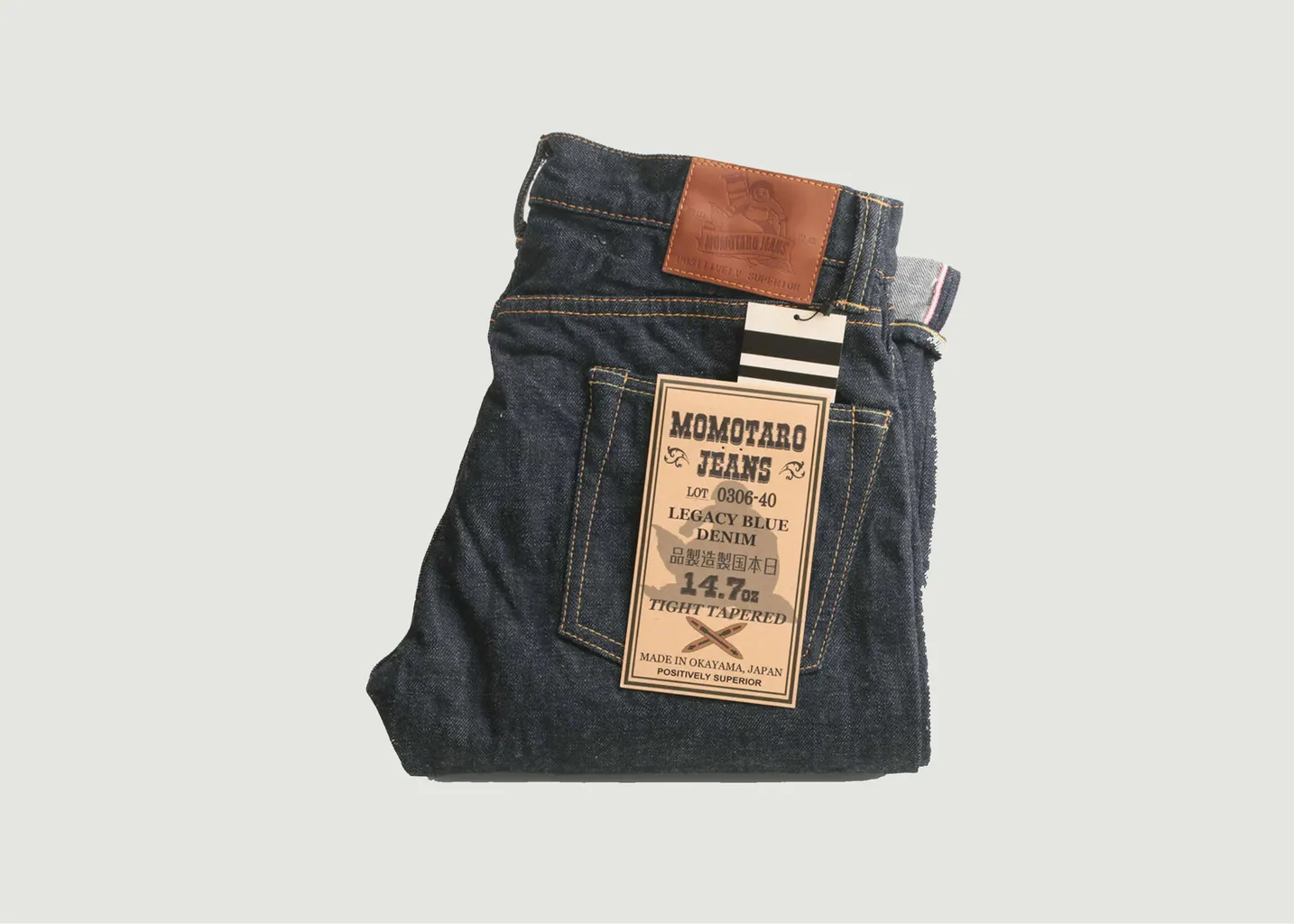 Jean En Coton Zimbabwe de 14,7oz Momotaro Jeans