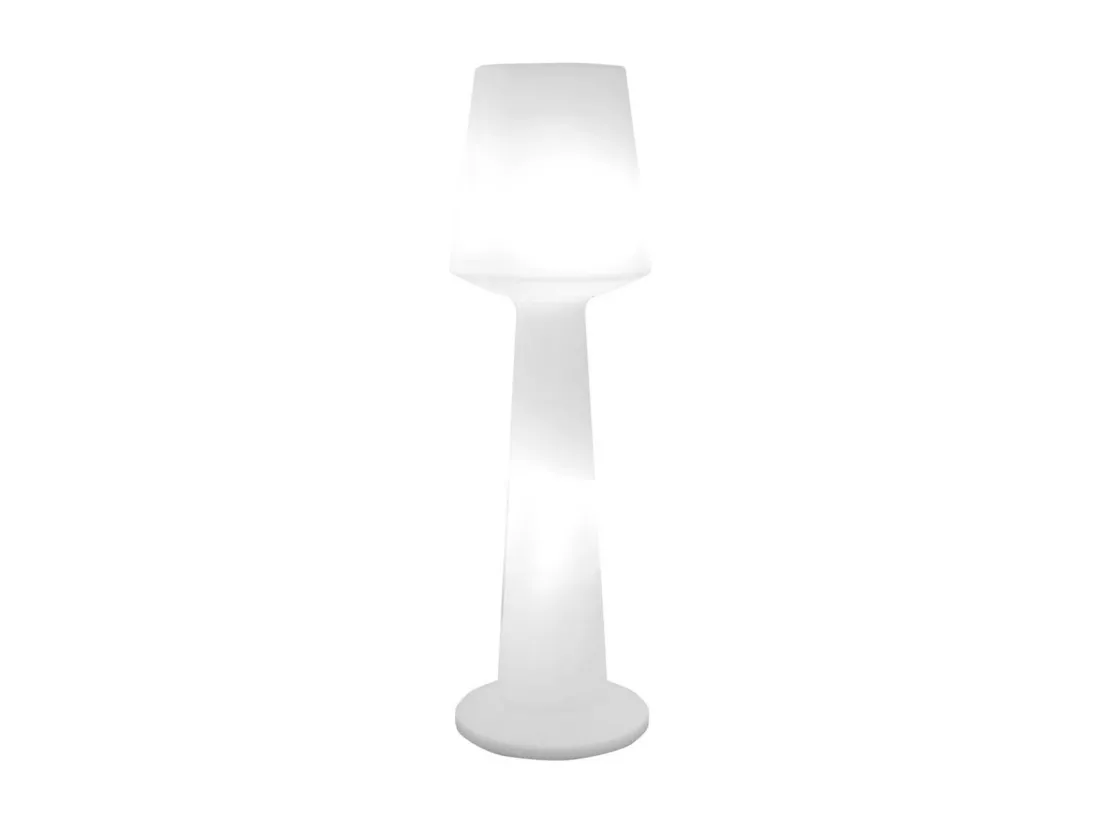 Lampadaire extérieur sans fil AUSTRAL Blanc Polypropylène H110CM