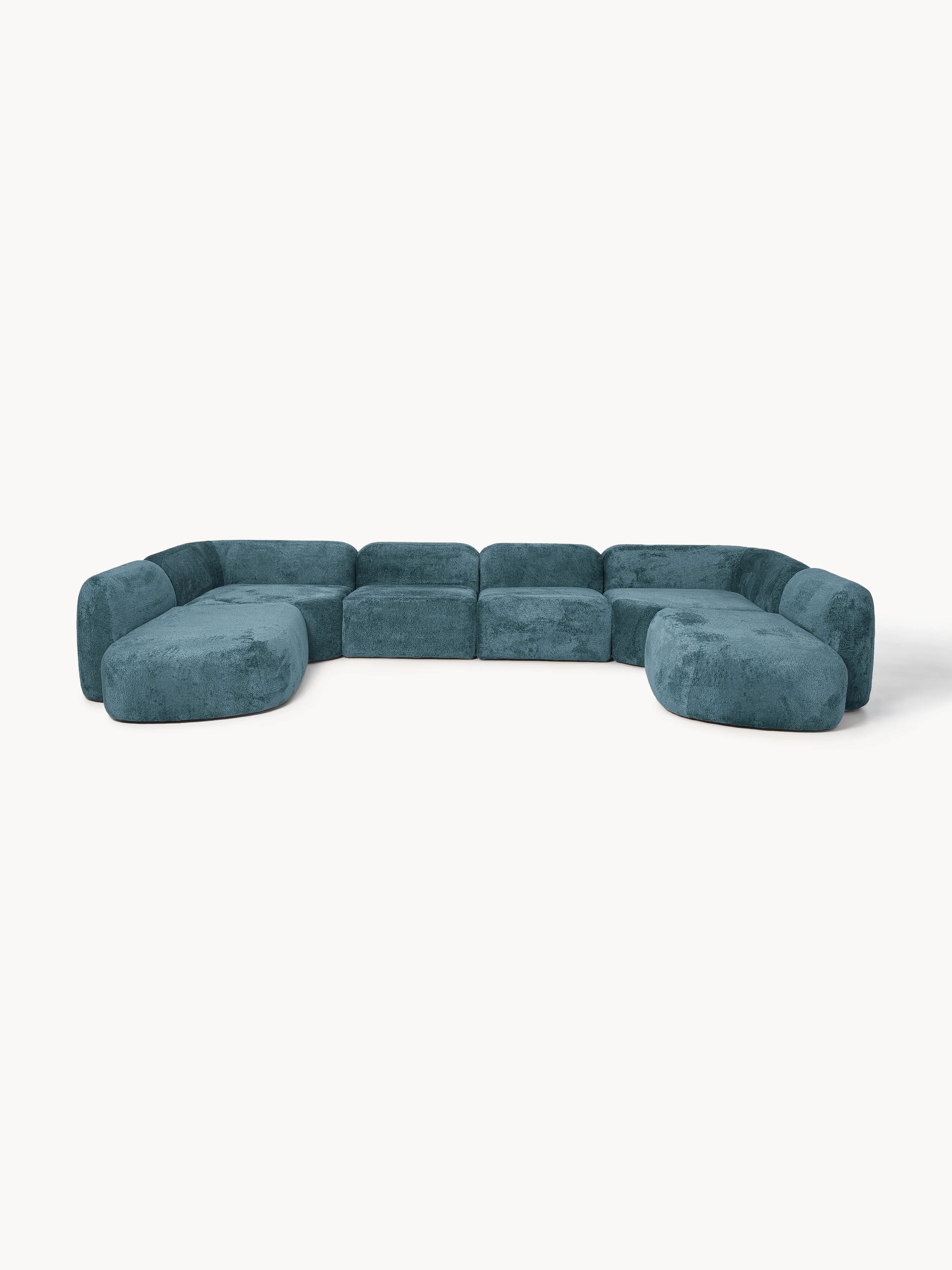 XL modulaire teddy bouclé bank Wolke