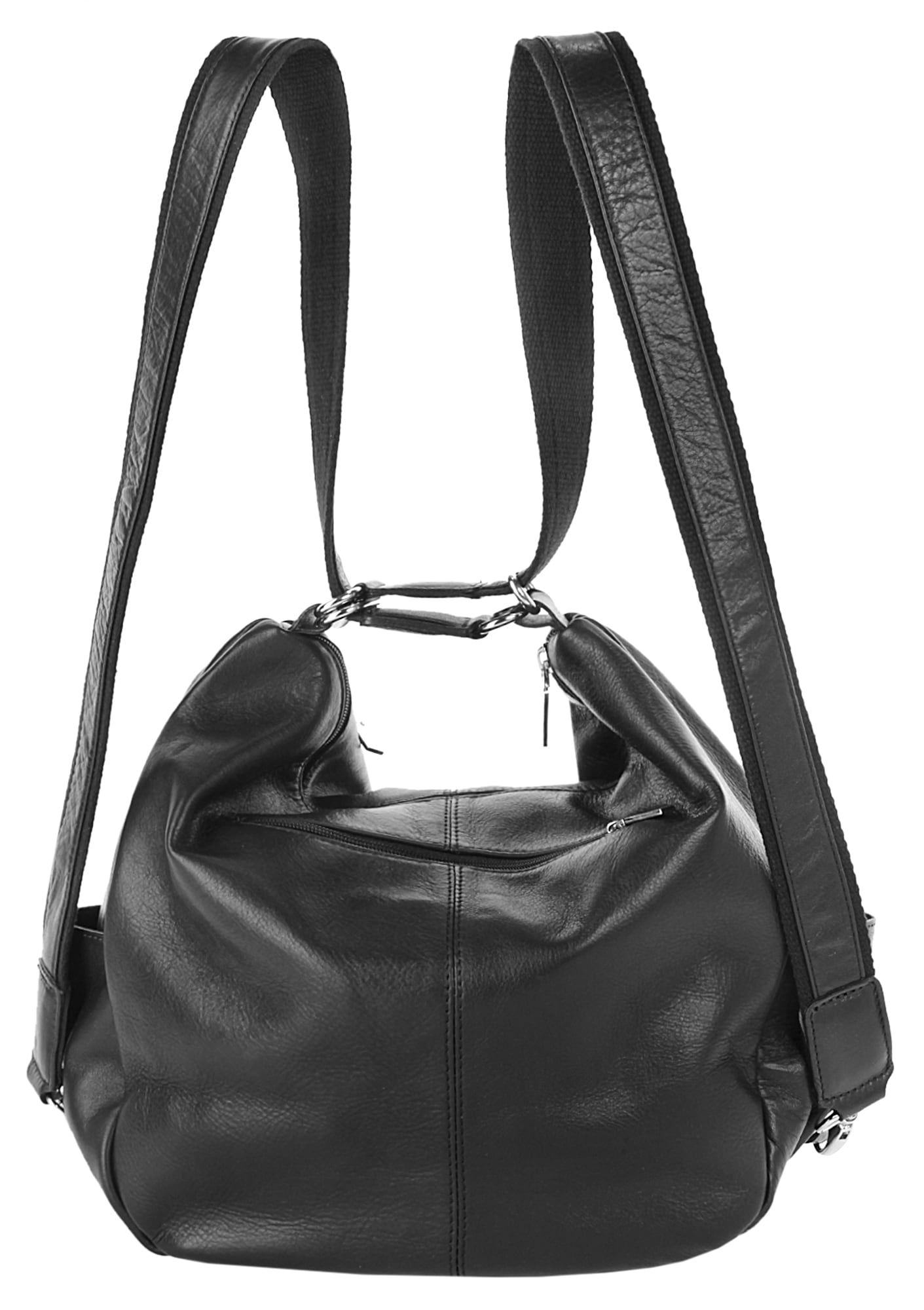 Cluty Laptoprucksack echt Leder, Made in Italy