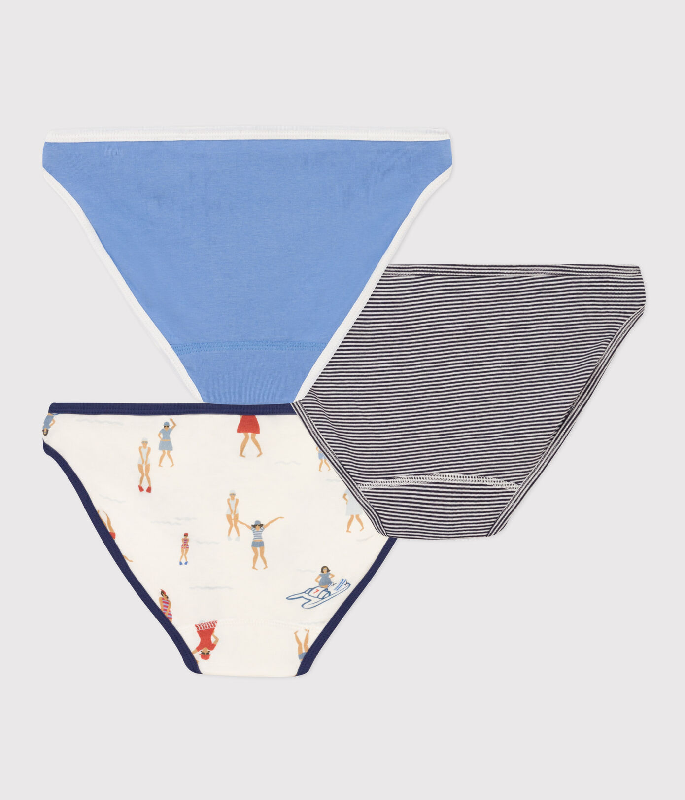 Lot 3 culottes en coton Femme