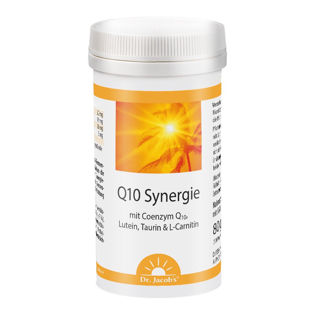 Dr. Jacob's Coenzym Q10 Synergie Lutein Taurin L-Carnitin Lecithin Vitamin B2
