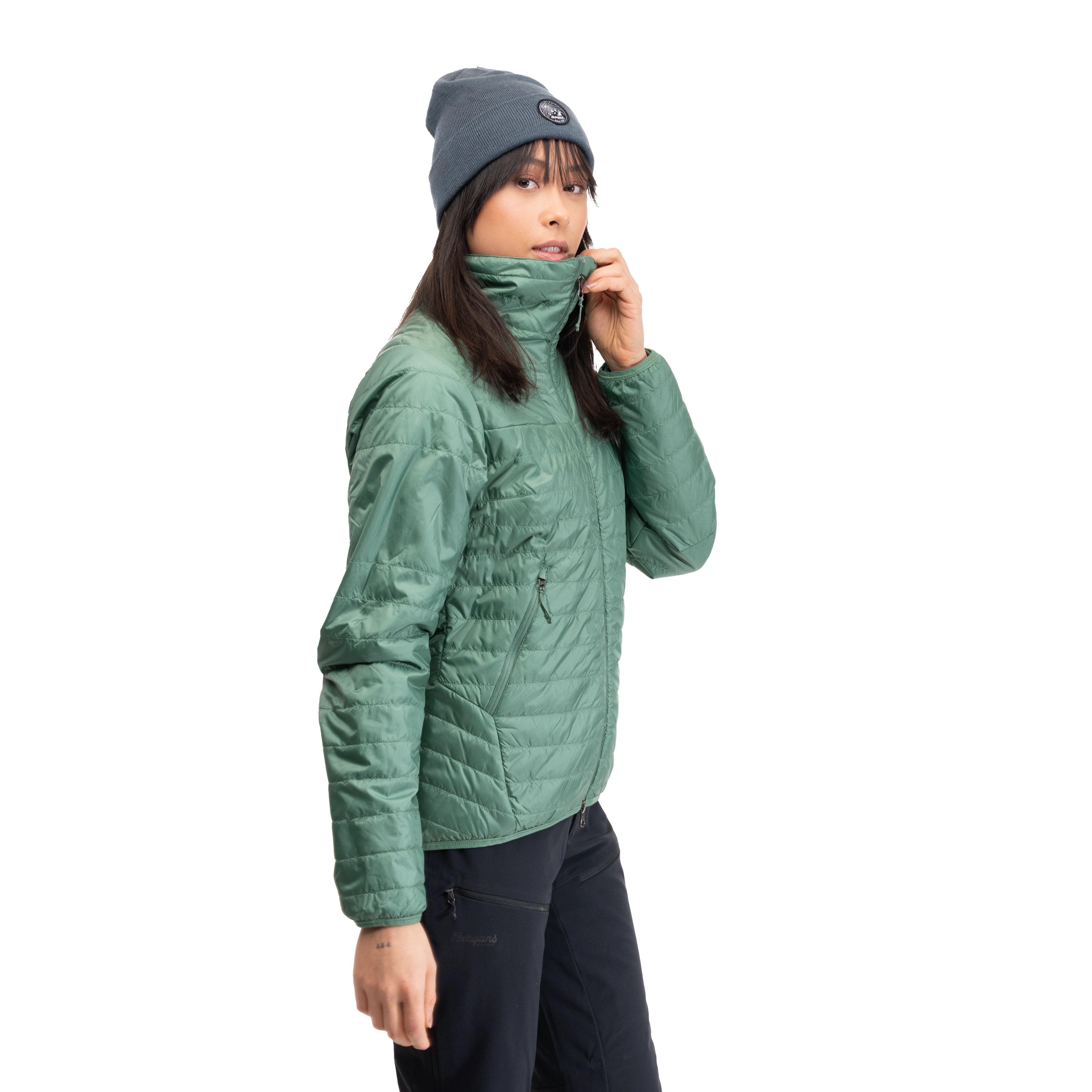 Røros Light Insulated W Jacket Dark Jade Green