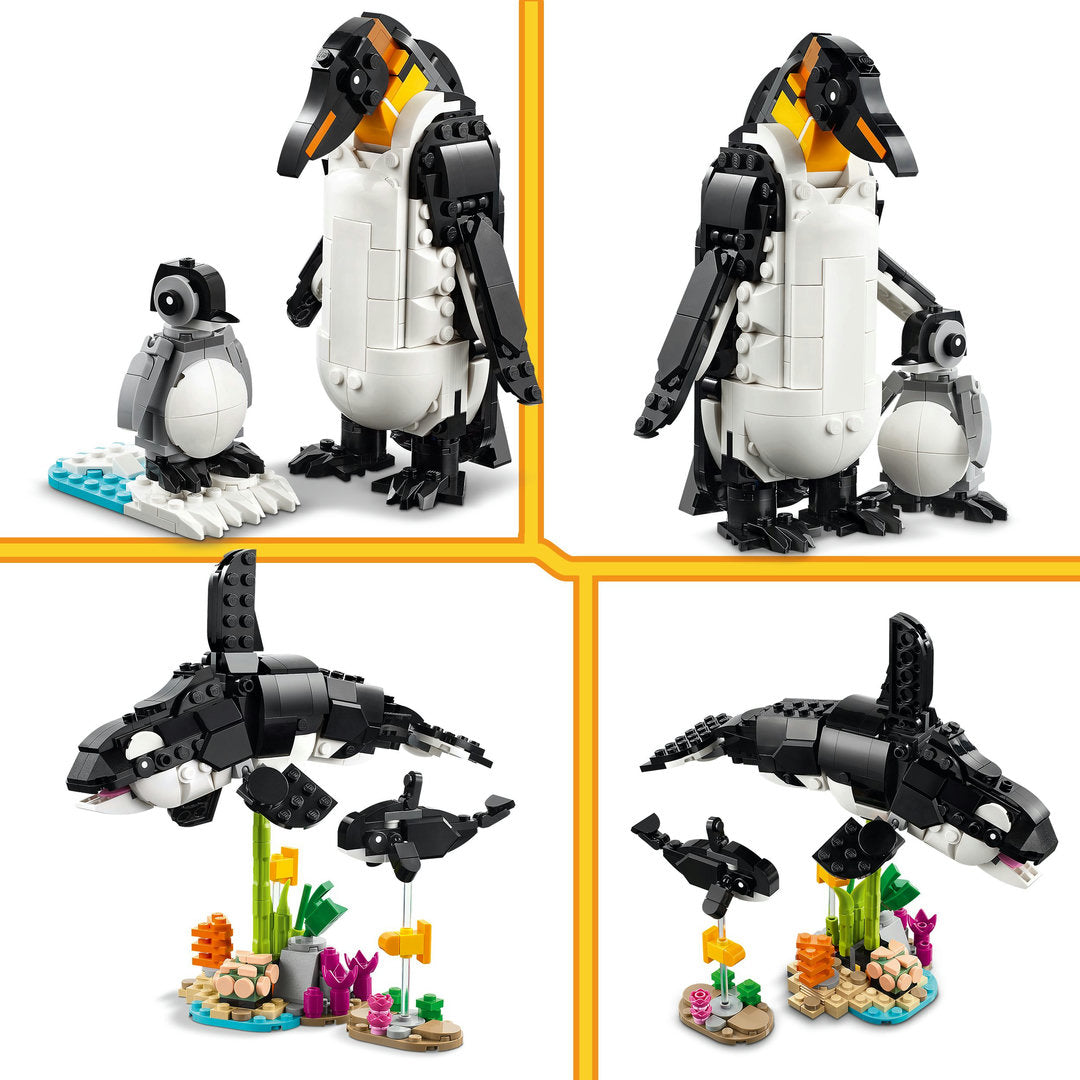 LEGO creator 3-in-1 wilde dieren pandafamilie speelset