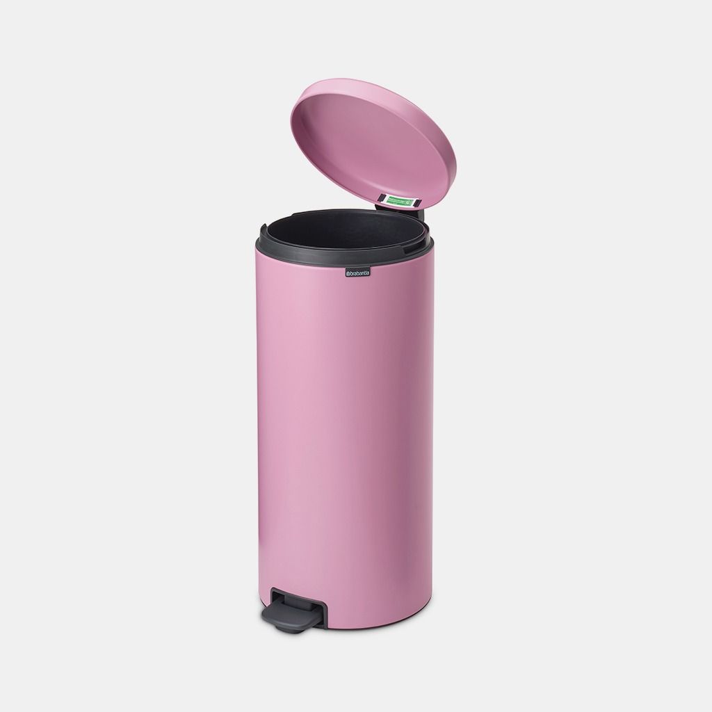 NewIcon Pedaalemmer, 30 liter, kunststof binnenemmer - Lilac Pink