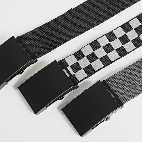 Lot De 3 Ceintures TB2774 Noir Gris