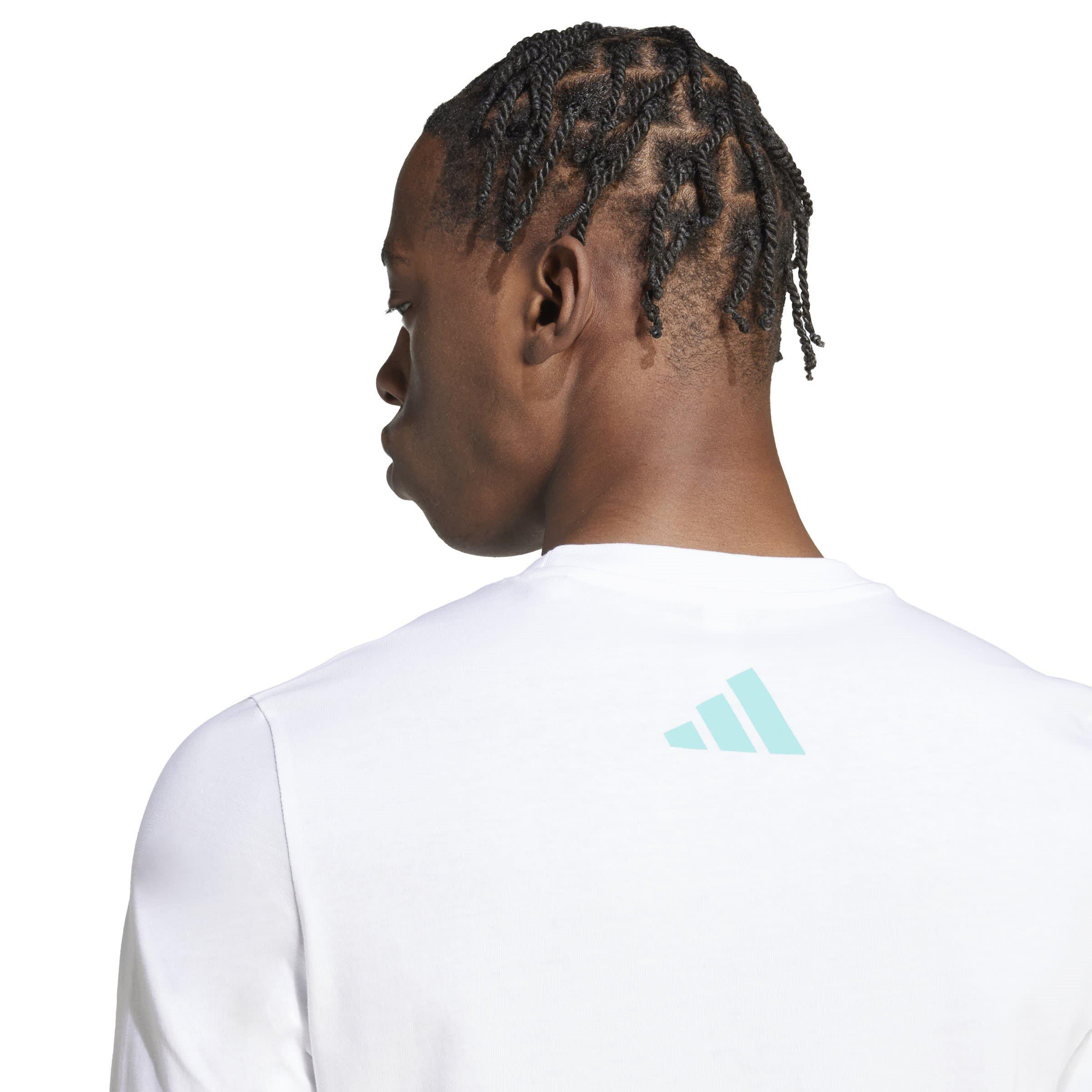 adidas Mercedes AMG Petronas Formula One Team DNA Graphic T Shirt Mens