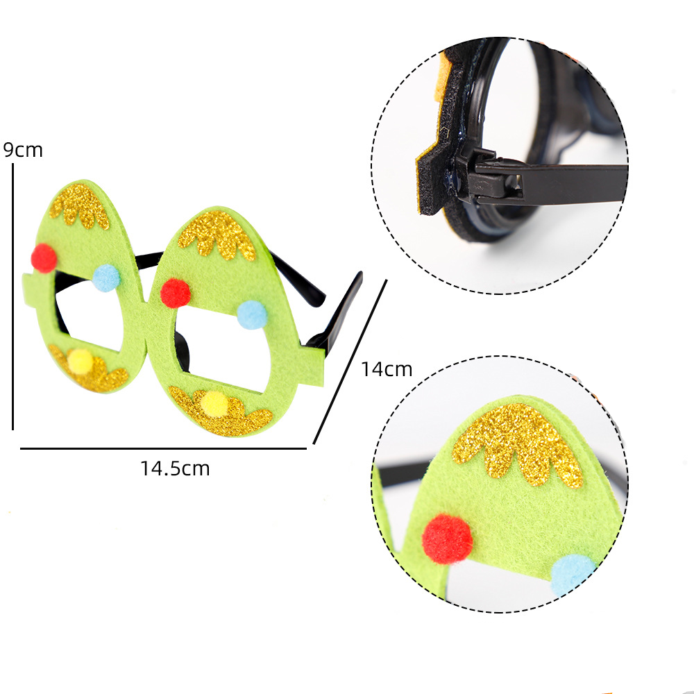 (6er Set) Photo Booth Oster Brillen Party Fotorequisiten Foto Accessoires Dekorationen für lustige Bilder - Osterhase / Küken