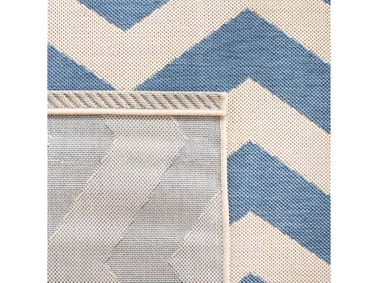 Tapis Blue & Beige 79 X 152 cm - Amalfi