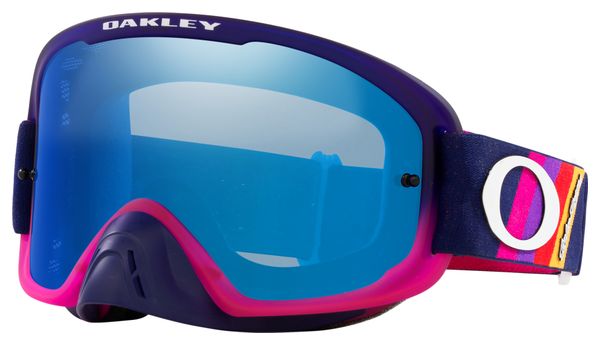 Masque Oakley O-Frame 2.0 PRO MTB Troy Lee Design Navy Stripes / Black Ice Iridium / Ref : OO7117-16