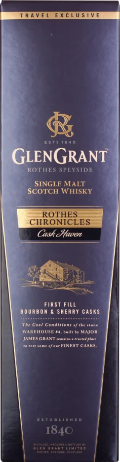 GLEN GRANT ROTHES CHRONICLES CASK HAVEN 1LTR