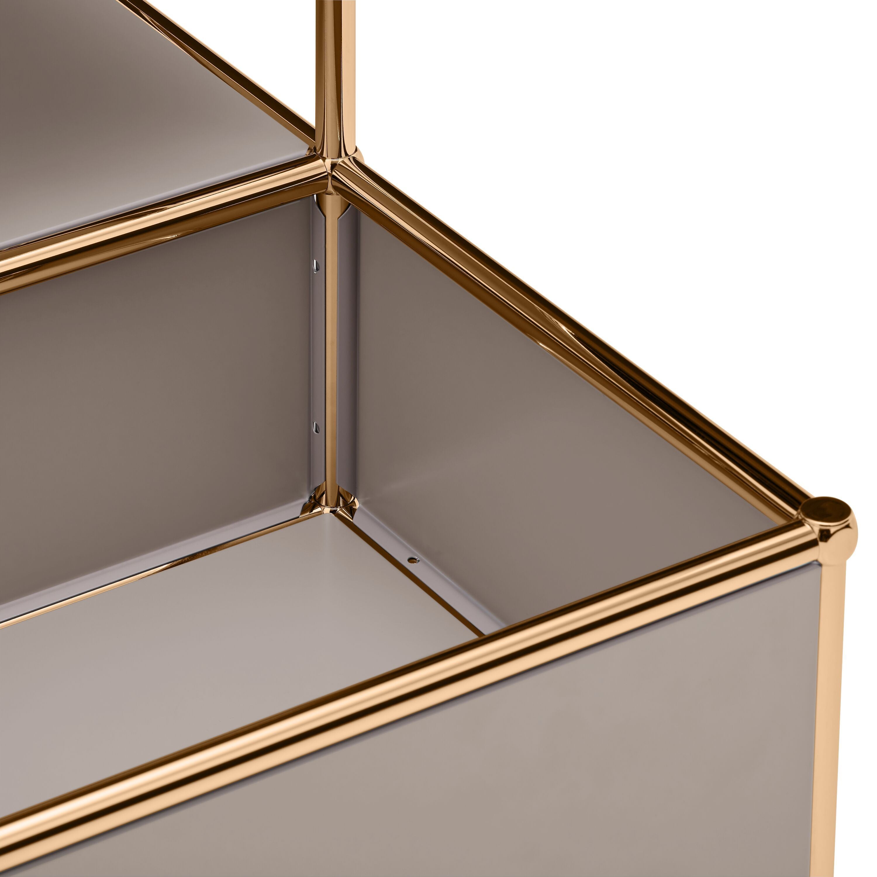 FLEXCUBE Salontisch - Taupe / B: 77.5 cm x T: 77.5 cm x H: 43.5 cm