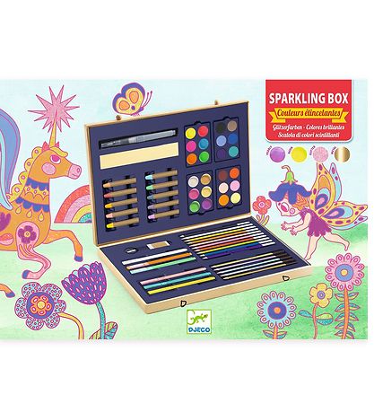 Djeco Color Buntstifte-Set - 60 Teile - Mehrfarbig