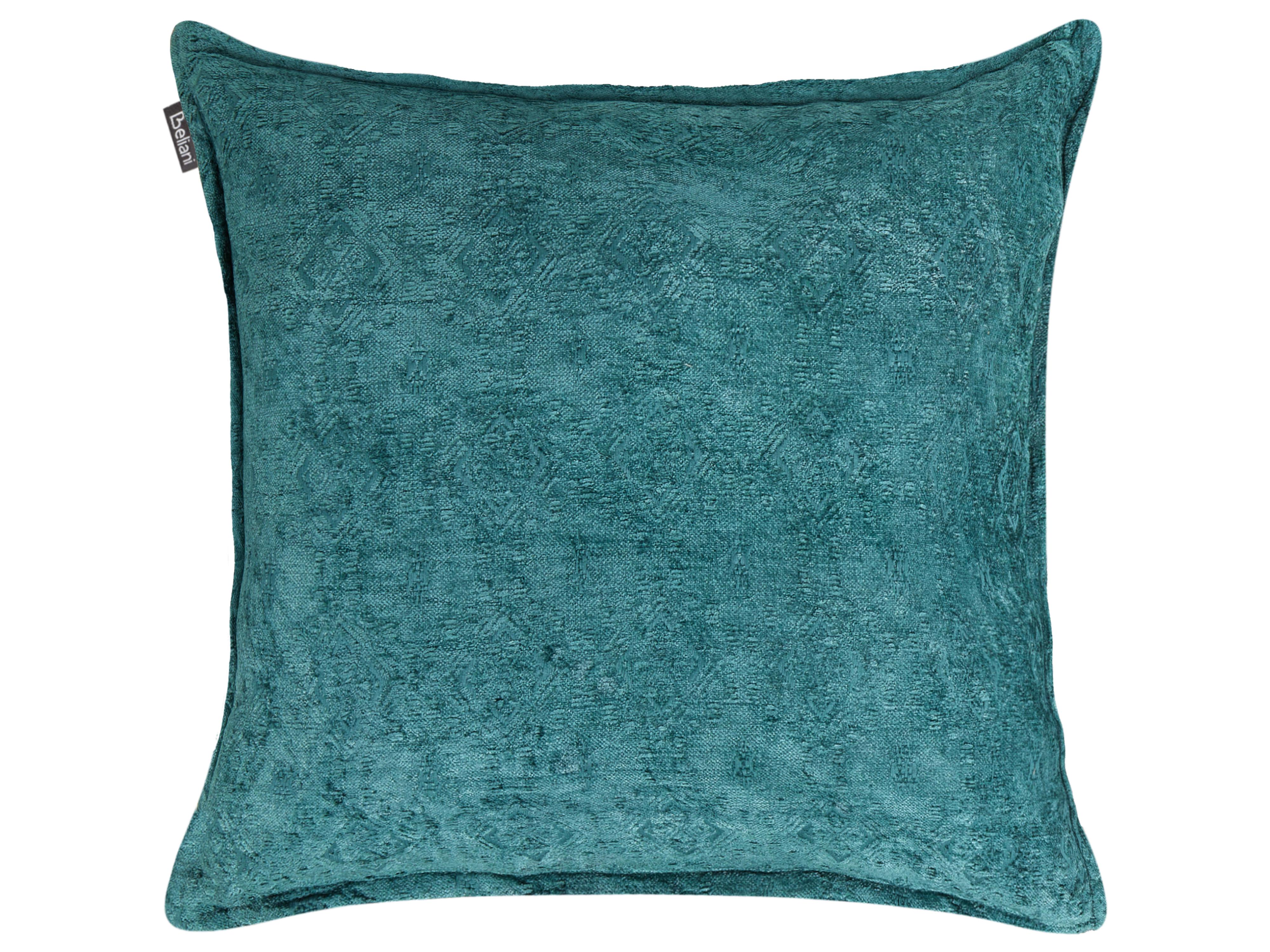 Set van 2 sierkussens VERPIS Katoen 50 x 50 cm Groenblauw effen