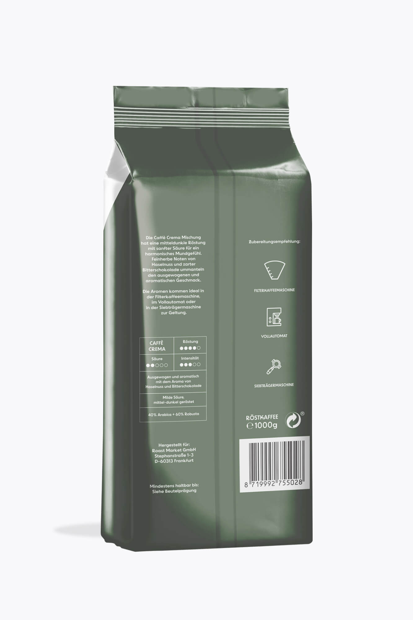 Caffè Monicella Caffè Crema Vorteilspaket 6kg