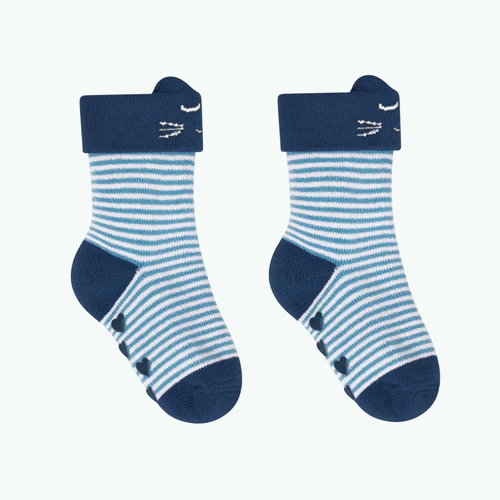 Chaussettes Dans les nuages - Pack de chaussettes bébé - Bleu bleu
