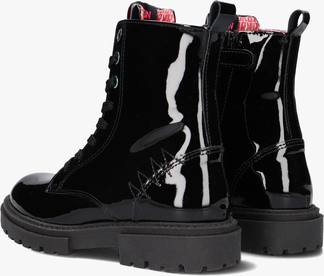 RED-RAG zwarte red-rag veterboots 12424