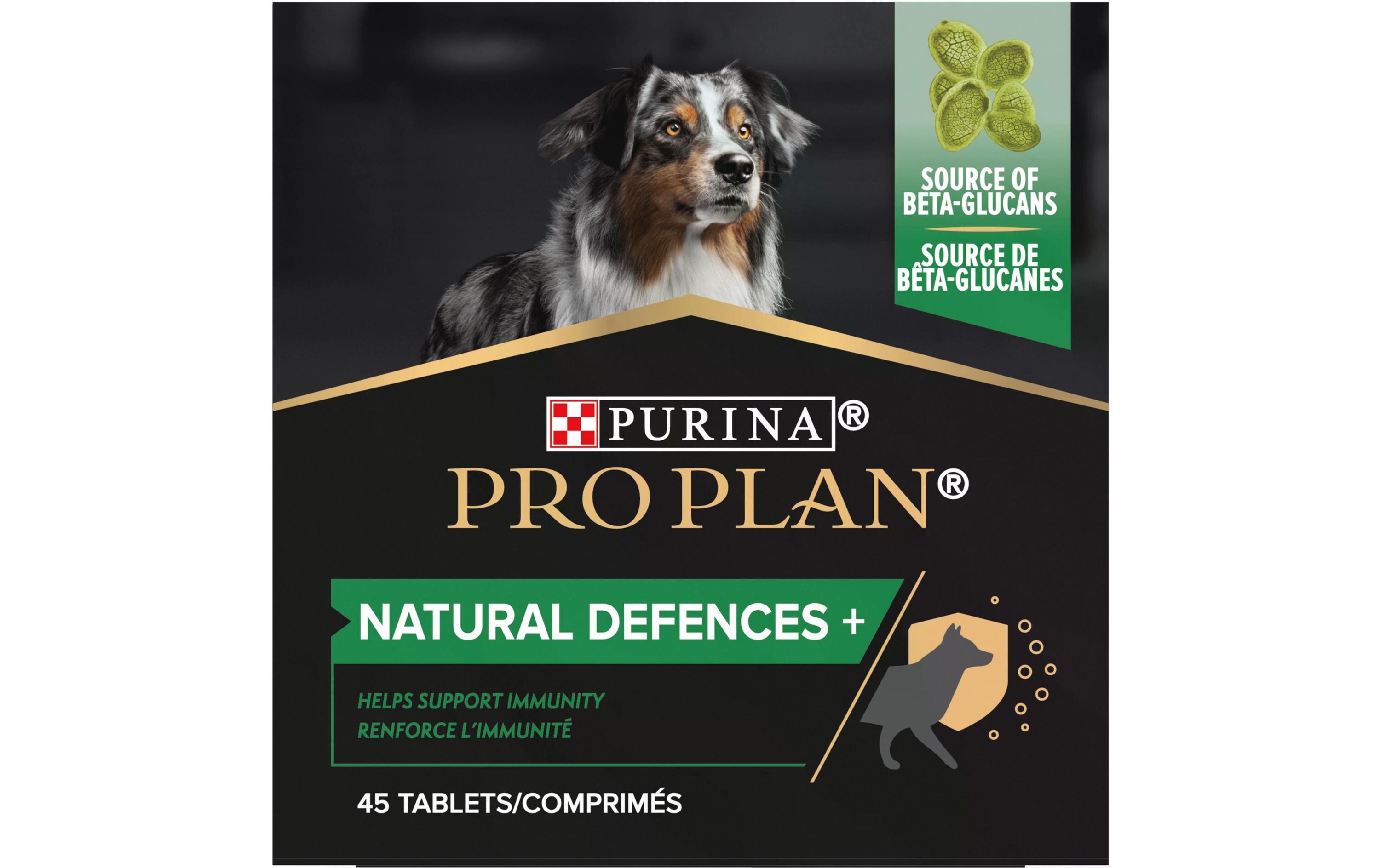 Hunde-Nahrungsergänzung Natural Defences+ 45 TablettenErgänzungsfuttermittel für ausgewachsene Hunde