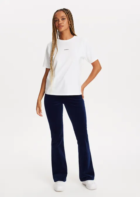 T-shirt met logo wit (WIT)