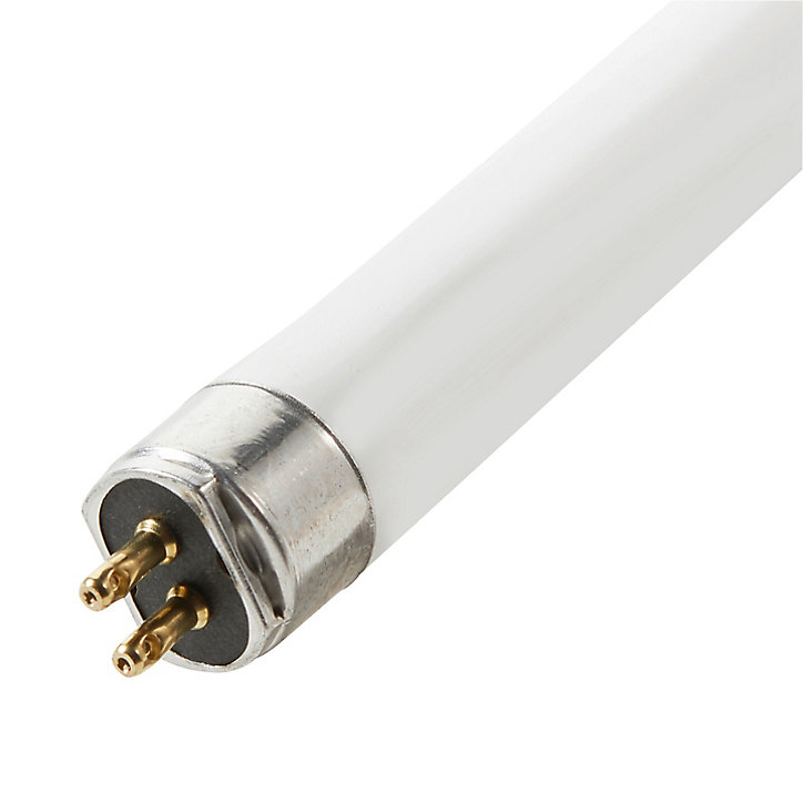 Ampoule fluorescent T5 G5 470lm 7.1W = 8W Ø1.6cm blanc