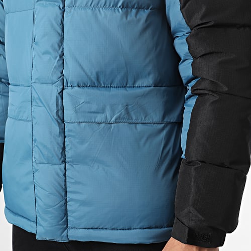 Doudoune Capuche 23107B Bleu Noir