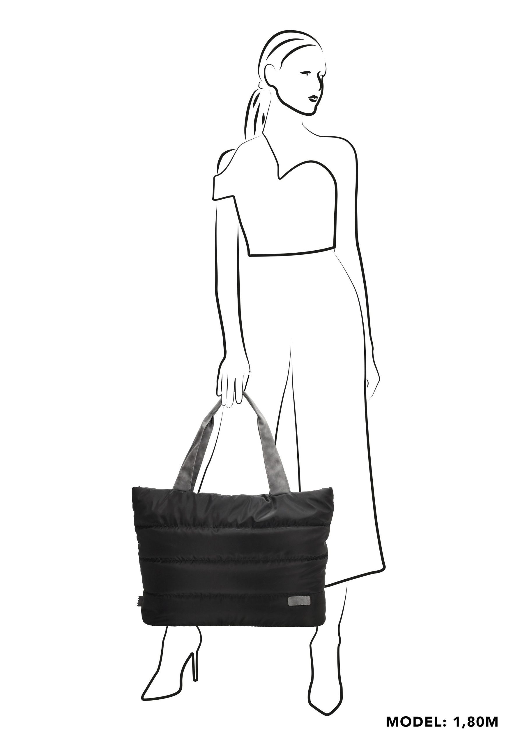 Zebra Trends Elske Shopper L Taupe