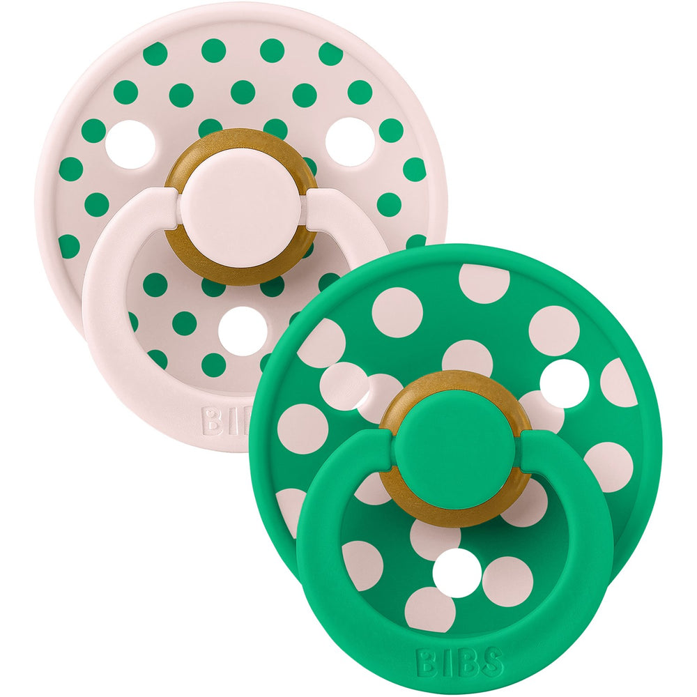Køb Bibs Petal/Cactus Sut Studio Colour 2-Pak Polka Latex