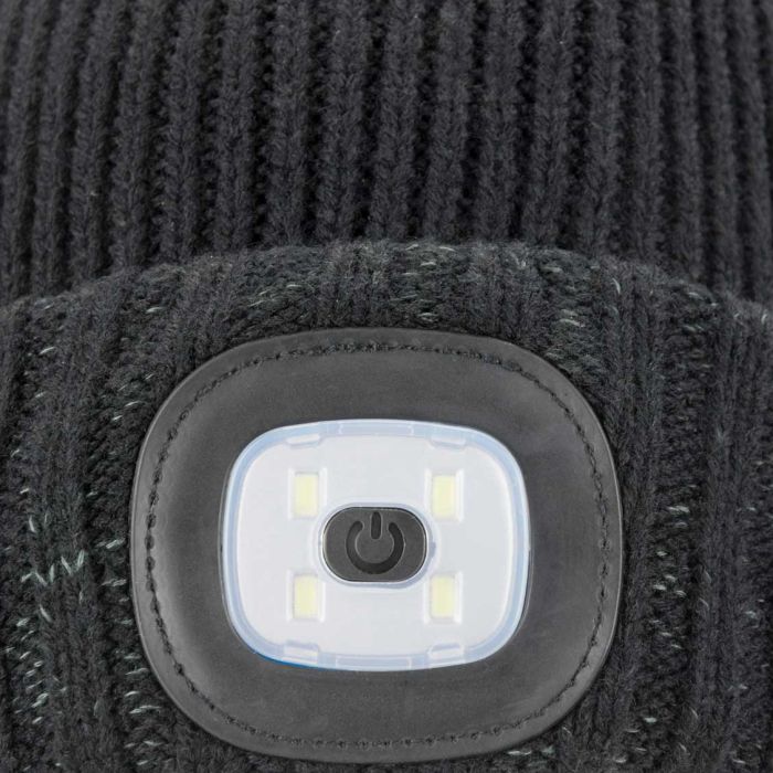 Heydon Waterproof Cold Weather LED Roll Cuff Beanie hue