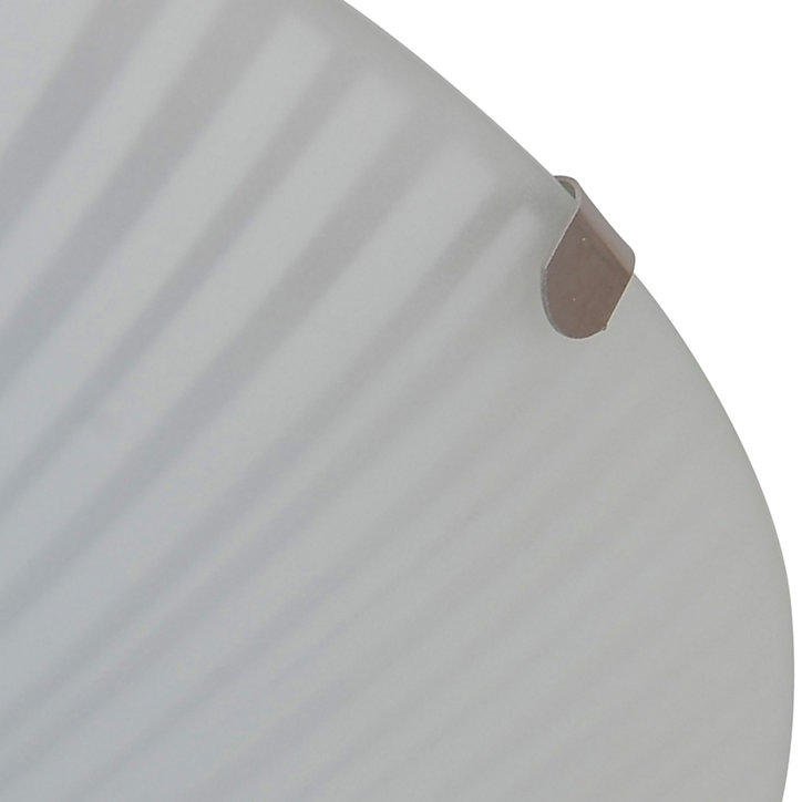 Plafonnier E27 42W GoodHome Dius mat blanc H.9 x Ø30 cm