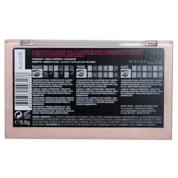 The Blushed Nudes Lidschatten Palette