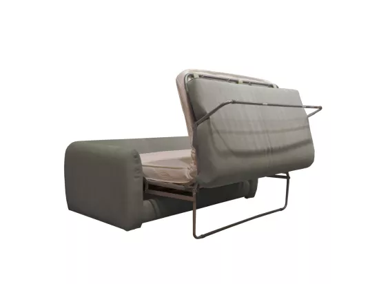 Wiame - Canapé convertible 2,5 places en velours côtelé : Couleur - Vert kaki