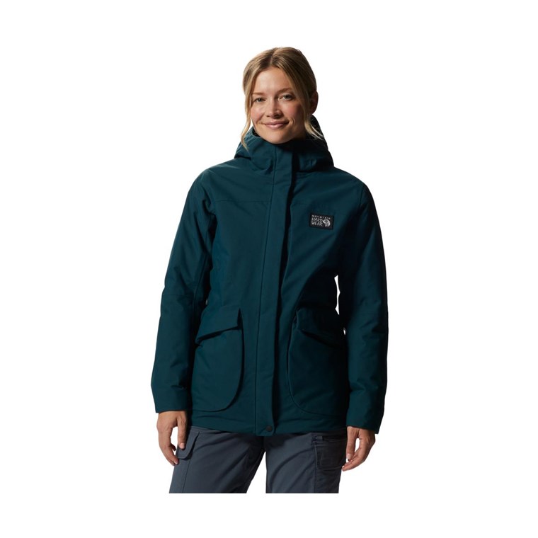 Mountain Hardwear Weather Down Parka Women Dark Marsh