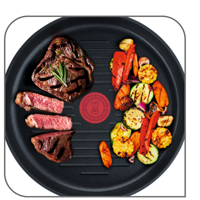 Ingenio Eco Resist Poêle grill fonte d'aluminium 26 cm