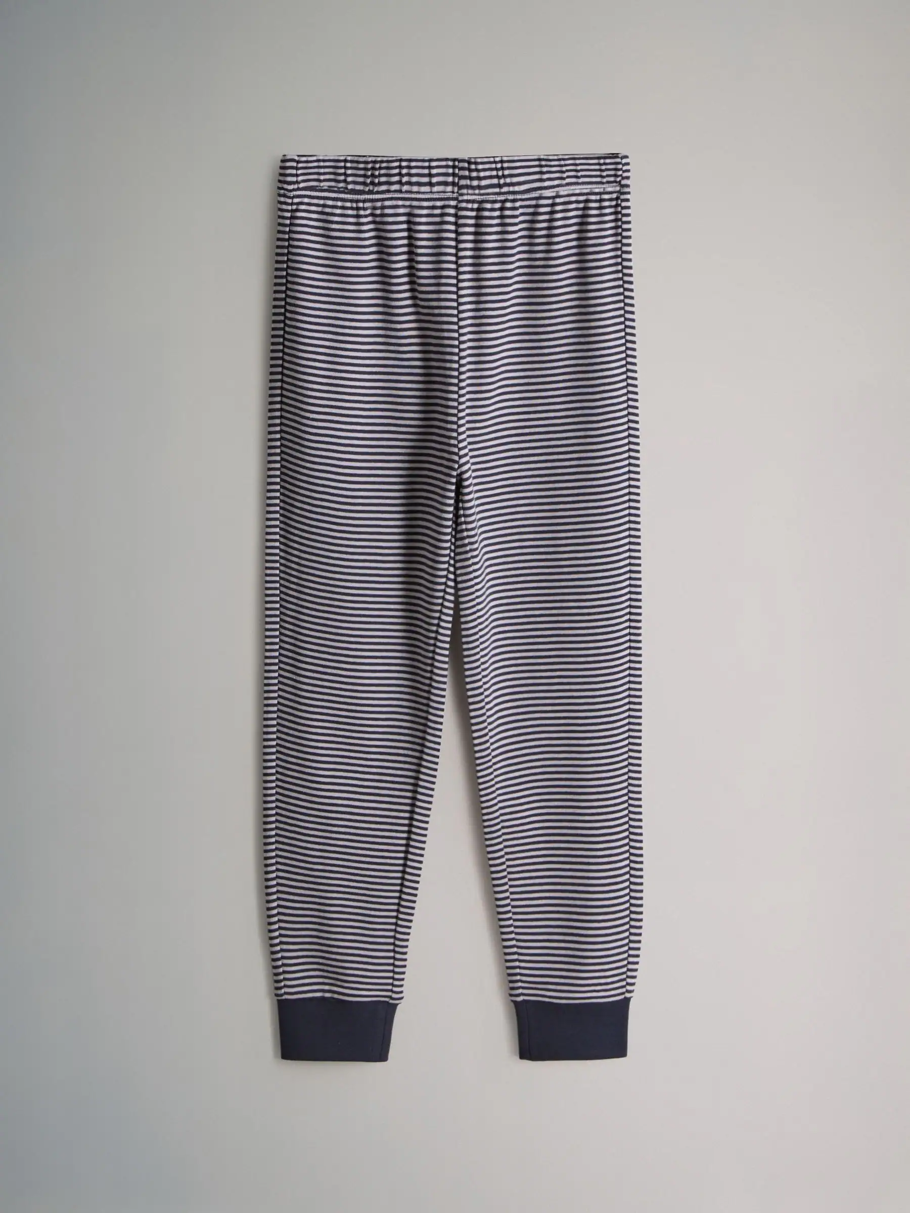 Marineblauw/kaki/antracietgrijs - The Set verpakking van 4 behaaglijke katoenen jersey pyjama's