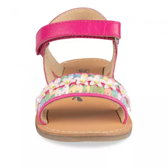 Sandales FUSCHIA NINI & GIRLS CUIR
