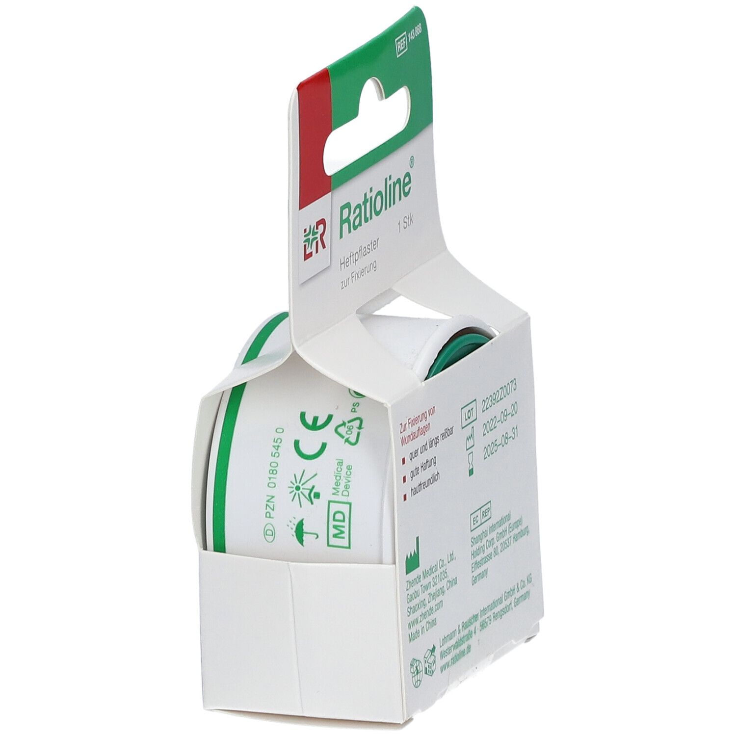 Ratioline® acute Heftpflaster 2,5 cm x 5 m